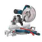 120V Corded 12-inch Dual-Bevel Sliding Mitre Saw with Carbide Saw Blade and Blade Gu... Bosch