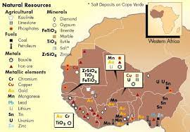 Resources In West Africa Africa African Empires Africa Map