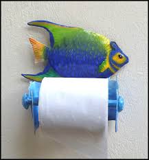 Perfect for your beach themed room, destination or beach wedding venue, or a coastal, nautical home is this set that i put. Hand Painted Metal Toilet Paper Holders Tropical Bathroom Decor Toilet Tissue Holders