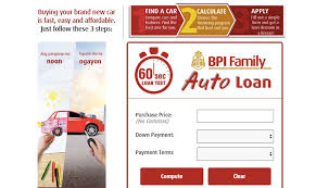 Bpi Auto Loan