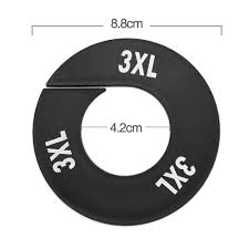 60 pc clothing rack sizing xs s m l xl xxl dividers ring hanger black retail tag. Closet Plastic Round Garment Clothing Rack Size Hanger Dividers Buy Hanger Divider Round Clothing Dividers Garment Clothing Rack Size Dividers Product On Alibaba Com