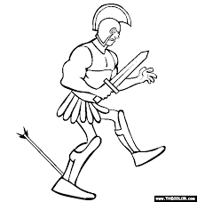 Search through 623,989 free printable colorings at getcolorings. Achilles Greek Warrior Coloring Pages Free Image Download