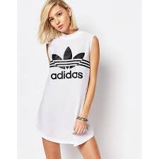 Adidas Originals High Neck Tunic Dress With Trefoil Logo Adidas Dress Addidas Dress Black Dress Outfit Casual