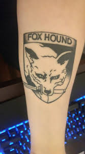 Basset hound tattoo hound hunting tattoos todd the fox and hound tattoo blue tick hound tattoos. My First Tattoo The Artist Took Some Liberties With The Shading But It Still Looks Cool Metalgearsolid