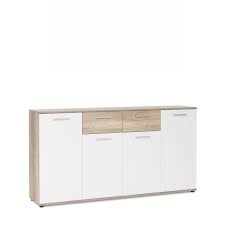 Kommode Jacky 3 Wildeiche Weiss Sideboards Wohnzimmermobel Wohnen Mobel Jahnichen Center Gmbh