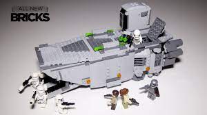 Experience favorite #starwars moments with a twist in lego star wars: Lego Star Wars 75103 First Order Transporter Speed Build Youtube