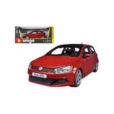 Volkswagen Polo Gti Mark 5 Red 1 24 Diecast Car Model By Bburago