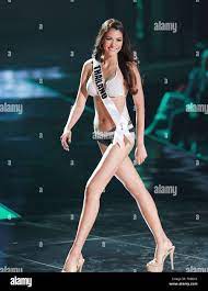 Las Vegas, Nevada, USA. 16th Dec, 2015. Miss Thailand Aniporn  Chalermburanawong participates in the swimsuit segment of the 2015 Miss  Universe Pageant Preliminary Competition and National Costume Show on  December 16, 2015