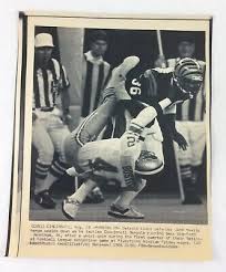NFL 1986 AP LaserPhoto #072 John Bostic, Lions; Stanford Jennings, Bengals 