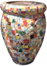 But, terracotta pots also absorb fertilizers, as well as salts and other chemicals that are commonly found in tap water. Amazon Com Zhky Mediterranean Characteristic Frp Outdoor Flower Pot European American Hand Painted Extr Flower Pots Outdoor Large Flower Pots Large Plant Pots