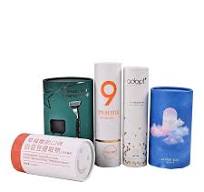 Custom Logo Biodegradable Kraft Cylinder Paper Box Compostable Underwear  and Socks/T-Shirt Packaging Tube Model A1-2