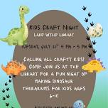 Kids Craft Night: Dinosaur Terrarium!
