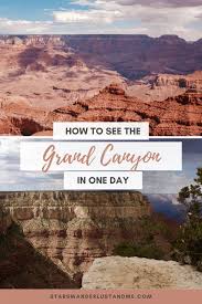 How To Spend One Day In The Grand Canyon Stars Wanderlust Me In 2020 Grand Canyon Vacation Grand Canyon Hiking Grand Canyon Waterfalls
