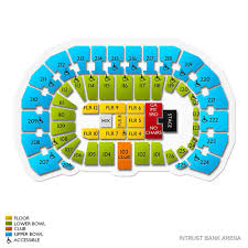 Intrust Bank Arena 2019 Seating Chart