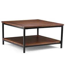 You can easily access either of the storage compartments to hide magazines, remotes, pencils, etc., to keep any room looking clean and tidy. Rhonda Square Coffee Table Wyndenhall Target