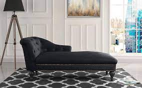 10 best indoor gravity chairs of september 2020. Amazon Com Chaise Lounge Indoor Chair Tufted Velvet Fabric Modern Long Lounger For Office Or Living Room Black Furniture Decor