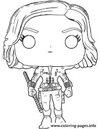 This site delivers some interesting and distinctive halo coloring pages which include both types of halo coloring sheets. Mini Funko Pop Marvel Black Widow Coloring Pages Printable