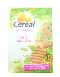 Con farina poco raffinata tipo 2 e soia italiana no ogm! Biscotti Alla Soia By Cereal 250 Grams