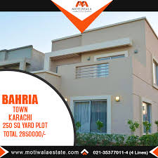 Bahria Town Karachi 250 Sq Yards Plot For Sale Demand 28 Lacs 50 Thousands For More Details Contact 0300 Bahria Town Karachi Town House Plans Plots For Sale