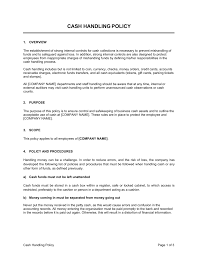 We did not find results for: Cash Handling Policy Template By Business In A Box