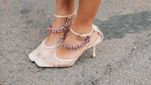 Alix studded leather slingback platform sandals. Luxury Daily