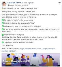 We did not find results for: How To Use A Virtual Scavenger Hunt For Team Building At Work Girl S Guide To Project Management