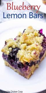 Blueberry Lemon Bars Recipe Lemon Blueberry Bars Lemon Dessert Recipes Lemon Blueberry