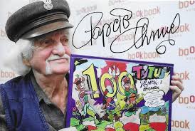 Jest autorem autobiografii pod tytułem urodziłem się w barbakanie. Autografy Mariu Henryk Jerzy Chmielewski Papcio Chmiel