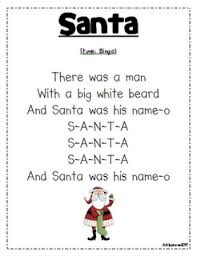 Bingo Was His Name O Lyrics Santa Song Tune Of Bingo Omg One Of My Kids Will Love This Preschool Songs Christmas Kindergarten Christmas Lesson