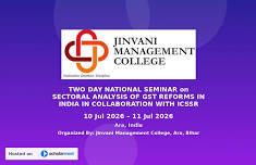 Two Day National Seminar on Sectoral Analysis of GST Reforms in India