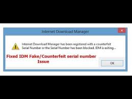 Search next days to see new results. Internet Download Manager Has Been Registered With A Counterfeit Serial Number How To Fixed Youtube