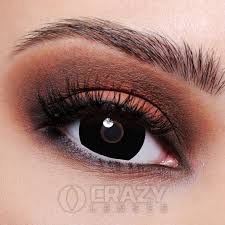 Image result for black sclera contacts
