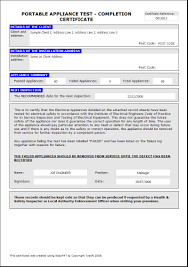 Easypat is used to print portable appliance testing certificates onto plain or company headed paper. Portable Appliance Certificate Download Pat Test Certificate Products For Sale Ebay Your Computer Without The Computer