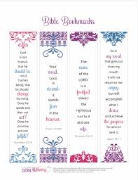 Eight bookmarks print per page. Free Christian Printables Bible Verse Cards Bookmarks More Equipping Godly Women