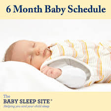 6 month old baby schedule sample schedules the baby