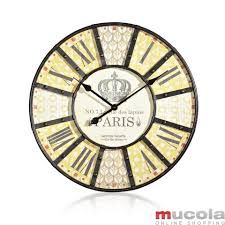 Uhren mit gläsernen ziffernblättern passen optimal zu modern und elegant eingerichteten wohnräumen. Mucola Wanduhr Xxl Wohnzimmer Uhr Durchmesser Ca 60 Cm Online Kaufen Otto