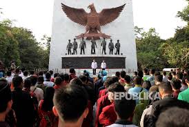 • ini 20 ucapan selamat hari lahir pancasila 1 juni, bisa kirim ke whatsapp, facebook, twitter, ig. Peringatan Hari Lahir Pancasila Kemenpora Republika Online