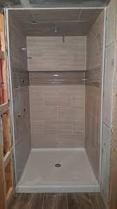 Nice Size Shower With 12 X24 Tiles On Walls And Ceilings Large Built In Niche With Mosaic Ac Bathroom Design Small Bathroom Remodel Master Shower Accent Tile