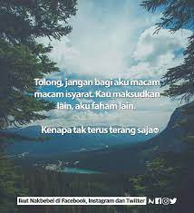 Yang terus terang hanya bisa berhasil di pesta tertentu saja. Nakbebel Kan Mudah Terus Terang Saja