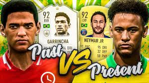 Mané garrincha war ein fußballspieler aus brezilya, (* 28 eki 1933 in pau grande, brezilya). Fifa 20 Garrincha Icon Vs Neymar Past Vs Present Showdown Youtube
