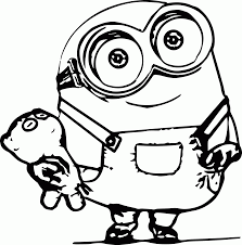 Customize the letters by coloring with markers or pencils. Minions Coloring Pages Bob Coloring Home