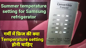 If everything seems to be running normally, you're all set. Samsung Convertible Refrigerator Temperature Setting For Summer Temperature Setting For Fridge Youtube