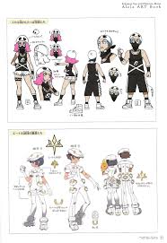 Skull Grunt And Aether Employee Concept Art Pokemon Sun And Moon Pokemon Art Anime Character Design Concept Art