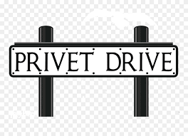 10 high quality harry potter clipart images in different resolutions. Transparent Harry Potter Clip Art Black And White Harry Potter Privet Drive Sign Png Download 5254848 Pinclipart