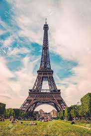 The eiffel tower remains the tallest structure in the city of paris and the île de france, 300 meters high, completed in 1889 as the gateway to the 1889 paris universal exposition. The Eiffel Tower In Paris France Eiffel Tower The Symbol Of Paris Eiffel Tower In Spring Time Photo Stock Stock Photo Picture And Royalty Free Image Image 79366668