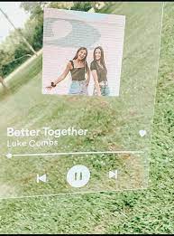 Personalized Music Plaque Custom Song Album Music Cover Art Decor Sign Spotify Song Sign Tik Tok Plexi Glass Art Fathers Day Gift Diy Best Friend Gifts Bff Gifts Diy Music Plaque