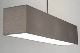 Pendant Light 71824 Rustic Modern Fabric Grey Rectangular Lamp Shades Diy Lamp Shade Small Lamp Shades