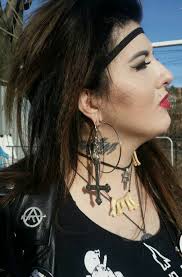INVERTED CROSS Earrings, Ear Weights, Large, Ornate, Upside-down Cross,  Goth, Gothic, Satanic Symbols, Occult, Occultism, Metalhead, Magick