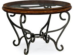 Wrought iron glass top kitchen table awesome wrought iron coffee, source: Jonathan Charles Living Room Rustic Walnut And Glass Top Centre Table With Wrought Iron Base