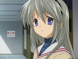 Cool seasons (summer or winter) do not depend on contrast or lack of contrast between skin/hair/and eye color, rather it is the overall undertone of these three things. Blue Eyes Clannad Gray Hair Long Hair Sakagami Tomoyo School Uniform Konachan Com Konachan Com Anime Wallpapers